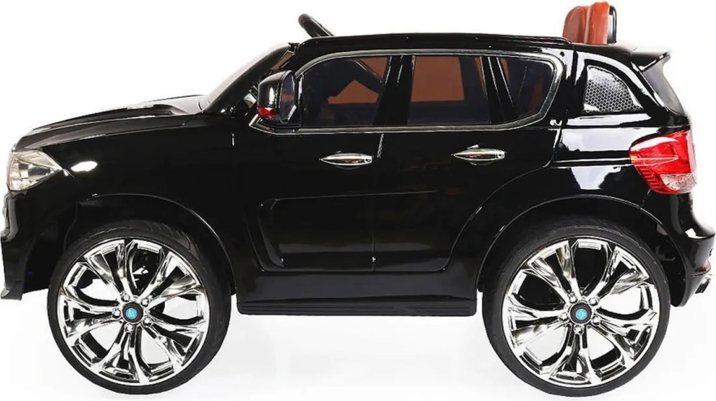 Masinuta Electrica cu Roti din Cauciuc NOVOKIDS™, Display LCD cu Redare MP4 Desene sau Muzica, Scaun de Piele, Model Offroad, Baterie Performanta