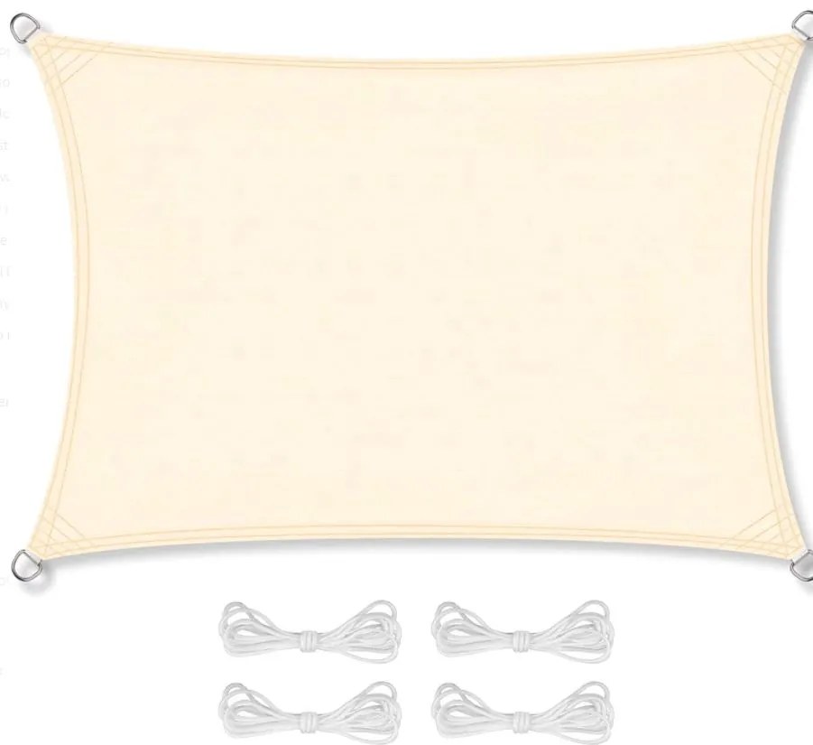 Parasolar de gradina 3x2m bej