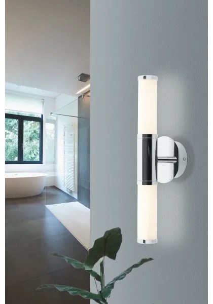 Aplică LED pentru baie Eglo 95142 PALMERA 1 2xLED/4,5W/230V IP44