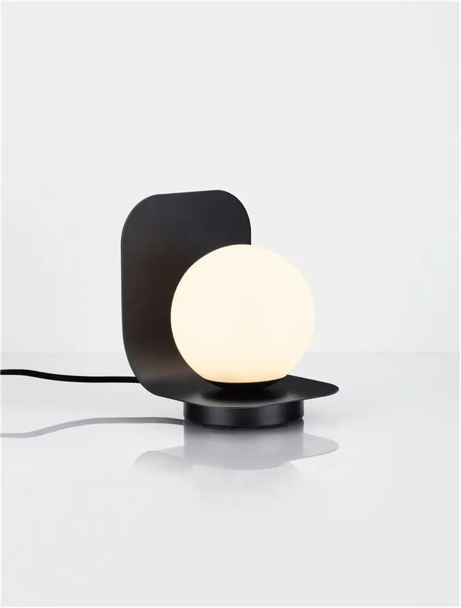 Lampa de masa moderna stil minimalist KAMEN negru