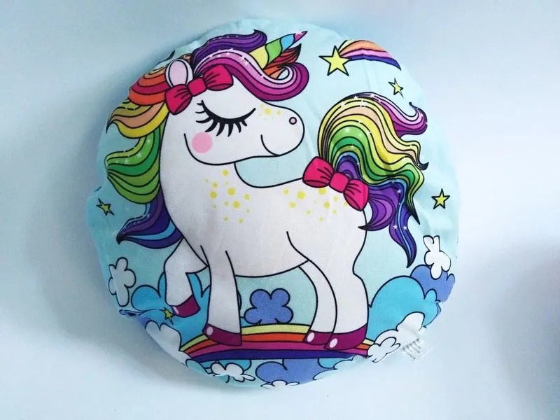 Pernă rotundă - Unicorn