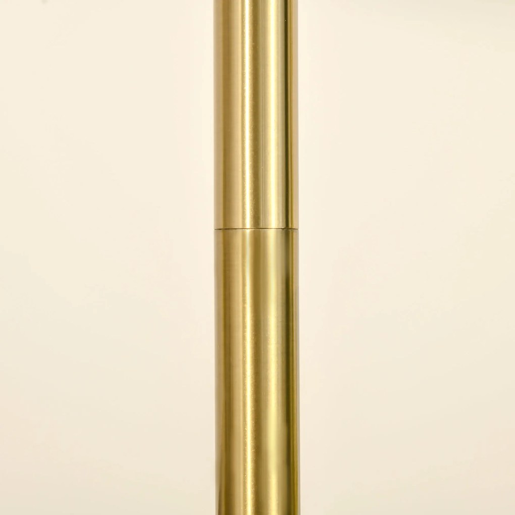 Lampa de podea, abajur reglabil, 31x26x153 cm aurie HOMCOM | Aosom RO