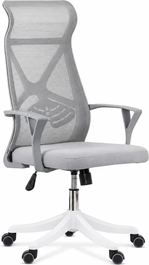 RESIGILAT - Scaun de birou din mesh OFF 431 gri deschis