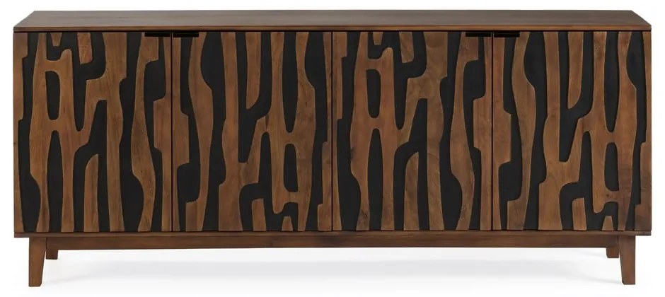 Comodă maro din lemn de mango 190x80x40 cm Kantu – MOME