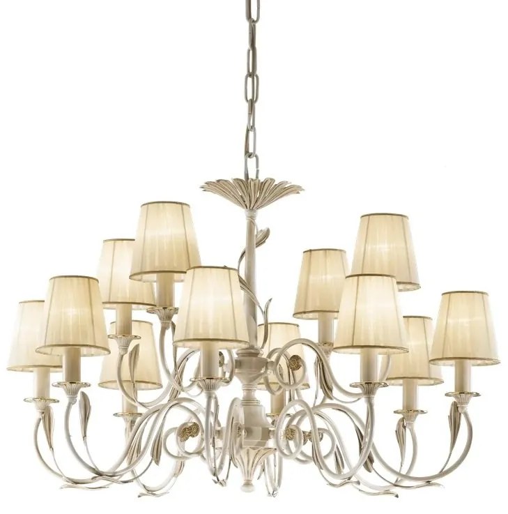 Candelabru 12 brate LUX realizat manual Greta