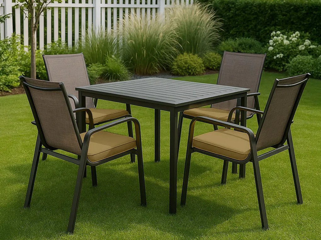 Perna pentru scaun de exterior VIREON 44x45 cm, bej