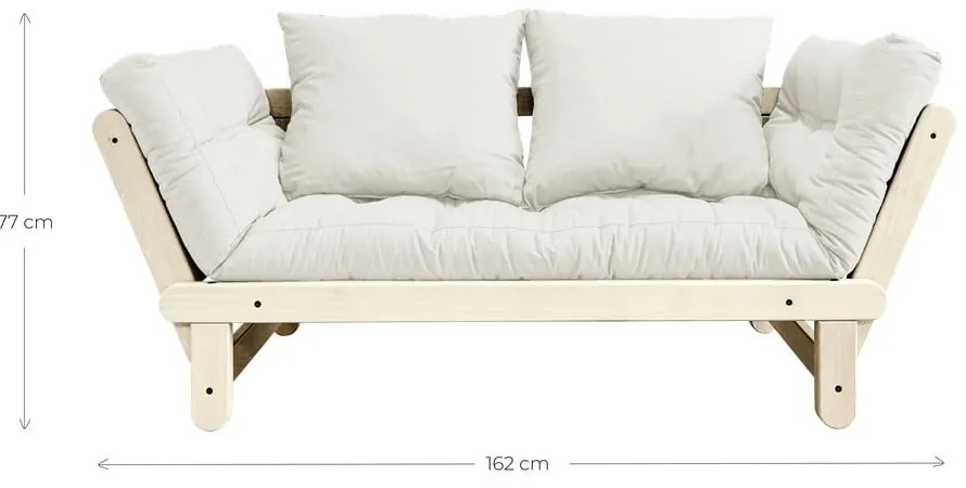 Canapea variabilă Karup Design Beat Natural/Grey