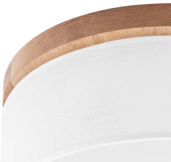 Plafonieră Brilagi BELLADONNA 2xE27/15W/230V d. 40 cm bej/stejar