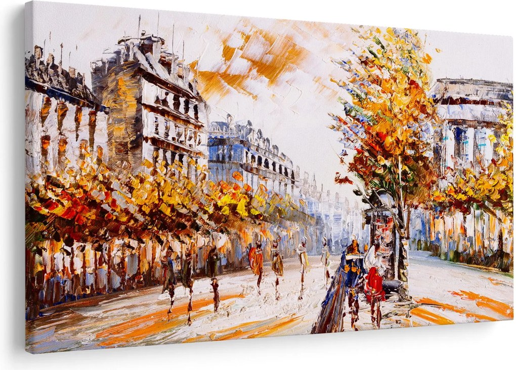 Tablou - Strada din Paris (90x60 cm)