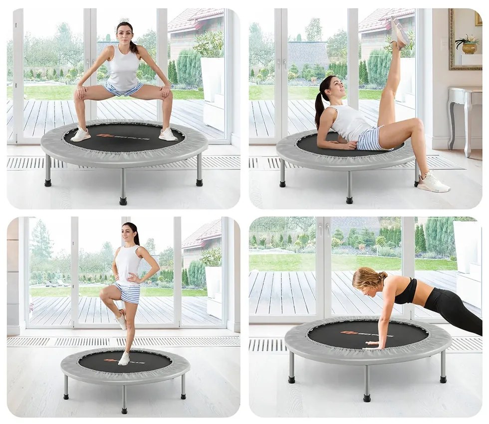 Trambulină 95 cm, gri
