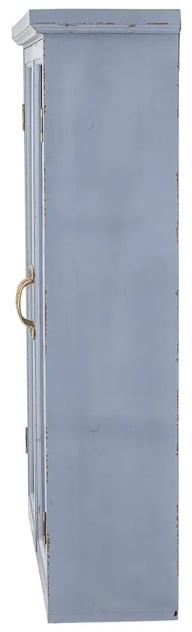 Vitrină albastră din lemn de brad suspendată 81x91 cm Hazem – Bloomingville