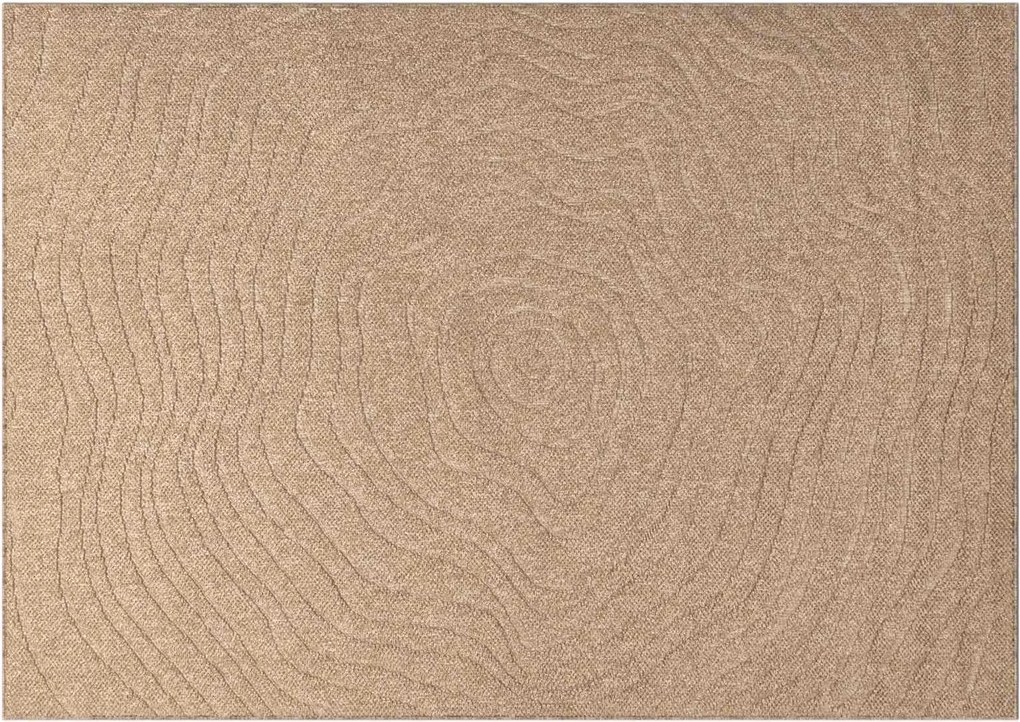 vidaXL Covoare de zonă Moiré AGIRA natural 280 x 200 cm Poliester