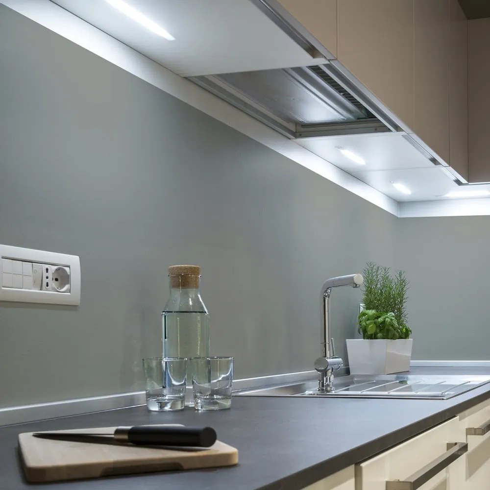 Autocolant de perete 200x60 cm Light Grey – Ambiance