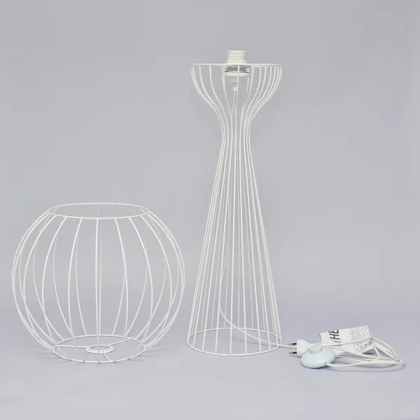 Lampă de podea MERCURE, 1xE27/15W/230V, albă