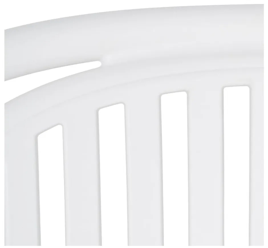 Scaun de dining alb din plastic Alia – Ixia