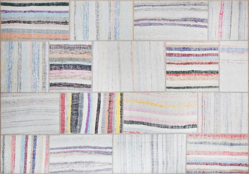 Covor JAZZ CHENILLE, 75x150 cm, forma dreptunghiulara, poliester, mult