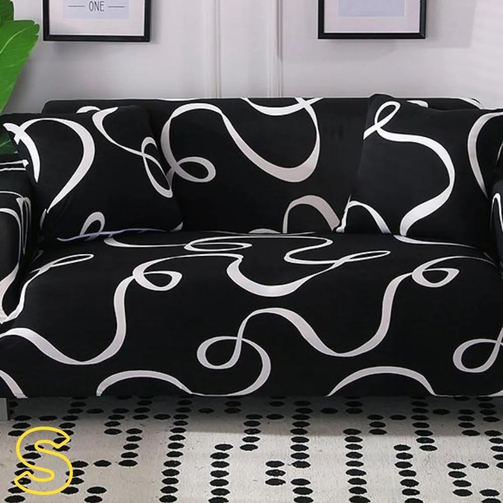 Huse elastice moderne pentru canapele si fotolii, S/M/L/M+L, HES-28