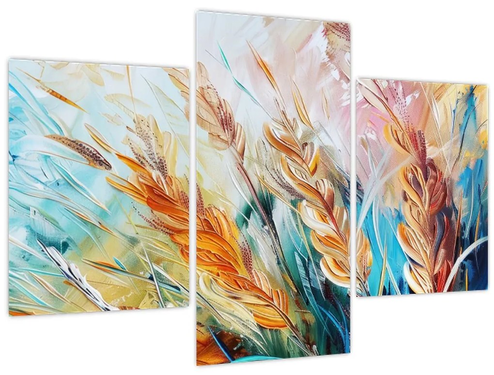 Tablou - Grâu, abstracție (90x60 cm)