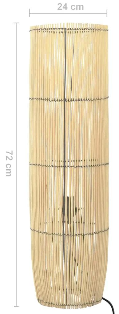 Lampa de podea, 72 cm, rachita, E27 1, Maro, 72 cm, 72 cm