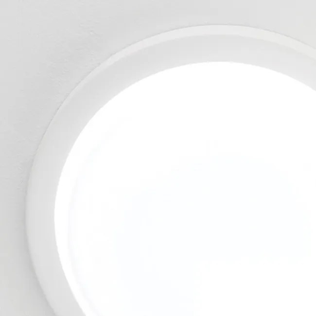 Plafoniera LED moderna LEROX 20cm alba