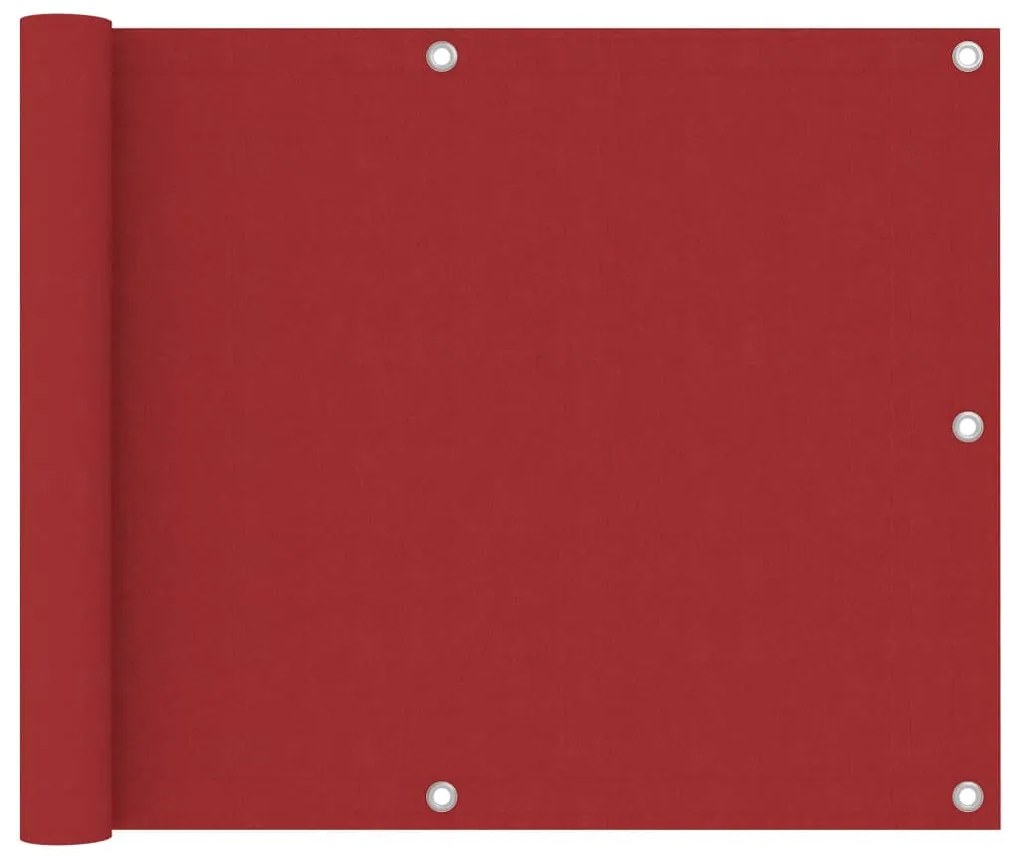 Prelata balcon rosu 75x300 cm tesatura Oxford