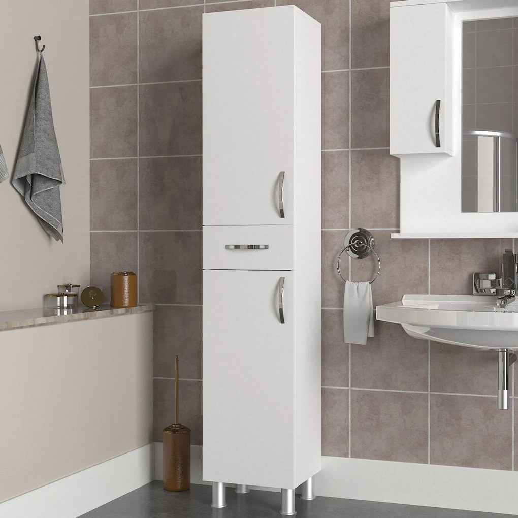 Cabinet de baie Selin - White