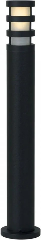 Lampadar negru din aluminiu si plastic 80 cm pentru exterior Darwin Floor Nordlux