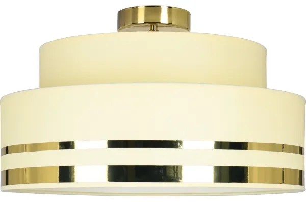 Plafonieră TAMI 1xE27/60W/230V bej/auriu