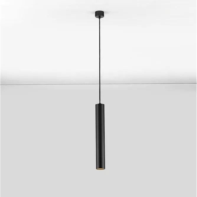 Pendul tubular design modern minimalist SEAWAVE, negru