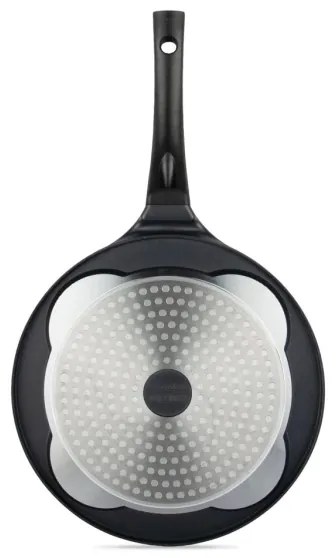 Tigaie pentru clătite KITCHISIMO, 26 cm, neagră