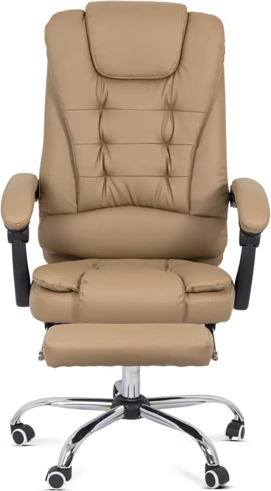 Scaun directorial cu suport de picioareOFF 418 crem
