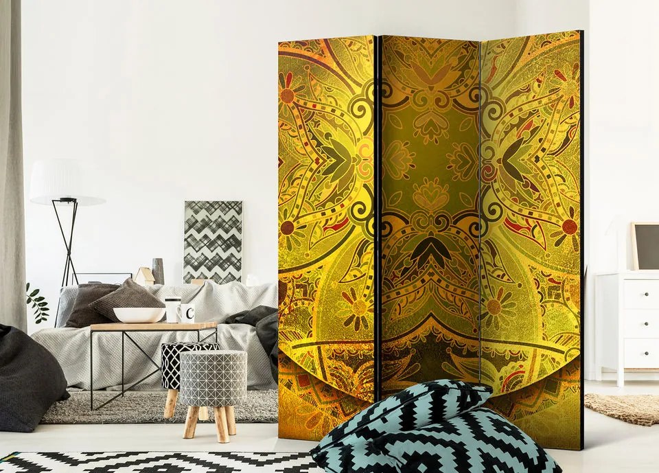 Paravan - Mandala: Golden Power [Room Dividers]