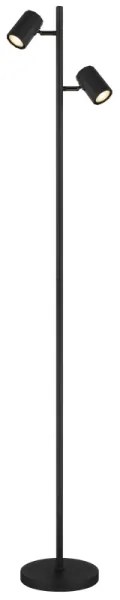 Lampadar Globo 57918SB JAMES 2xGU10/5W/230V negru