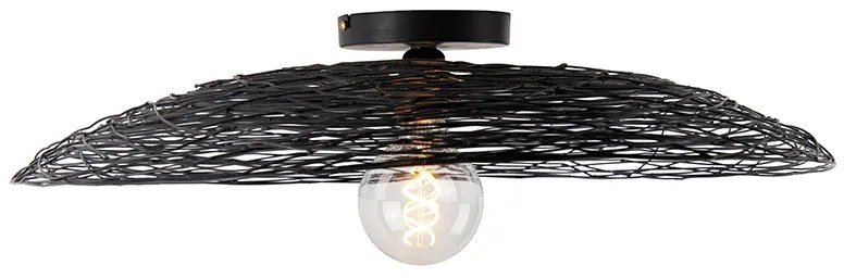 Plafoniera orientala neagra 60 cm - Glan