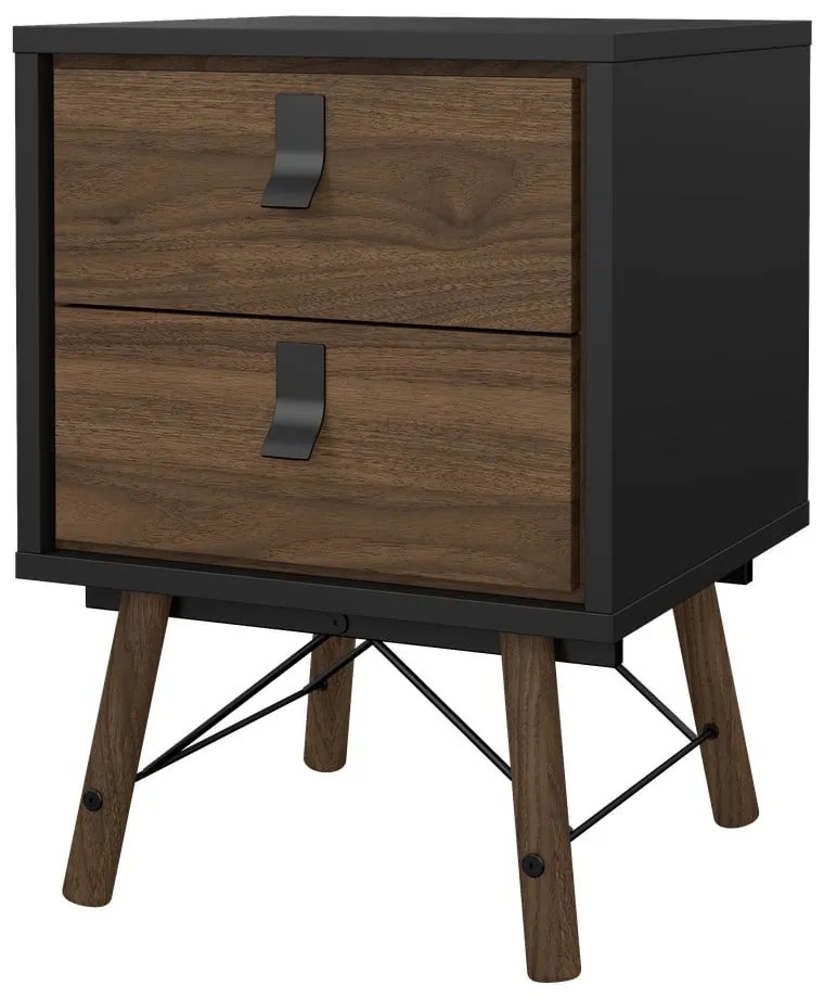 Noptieră maro închis Ry – Tvilum