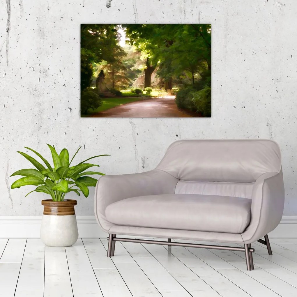 Tablou cu parc (70x50 cm)