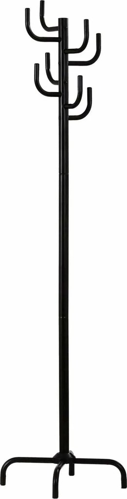 Cuier pom W11, negru, otel, 48x178 cm