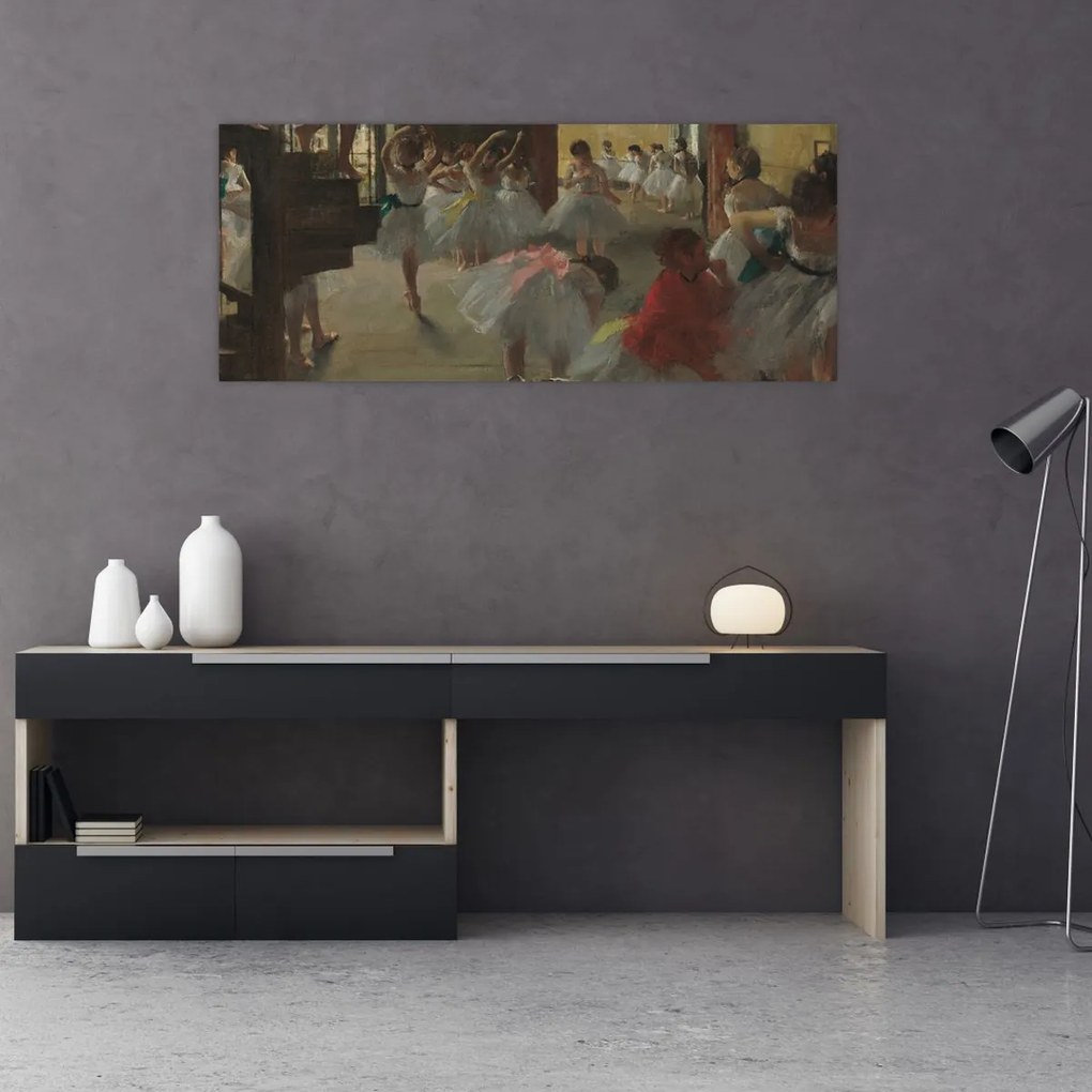 Tablou - Edgar Degas, The Dance Class, reproducere (120x50 cm)