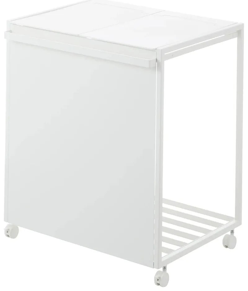 Coș de gunoi alb de reciclat din metal Tower – YAMAZAKI