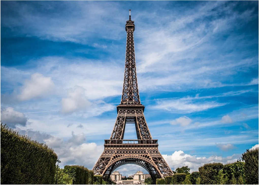 Tablou pe sticlă - Turnul Eiffel (70x50 cm)