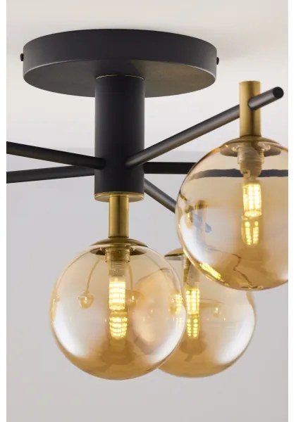 Lustră aplicată Jupiter 2033 FIGARO 6xG9/10W/230V negru/auriu/bej