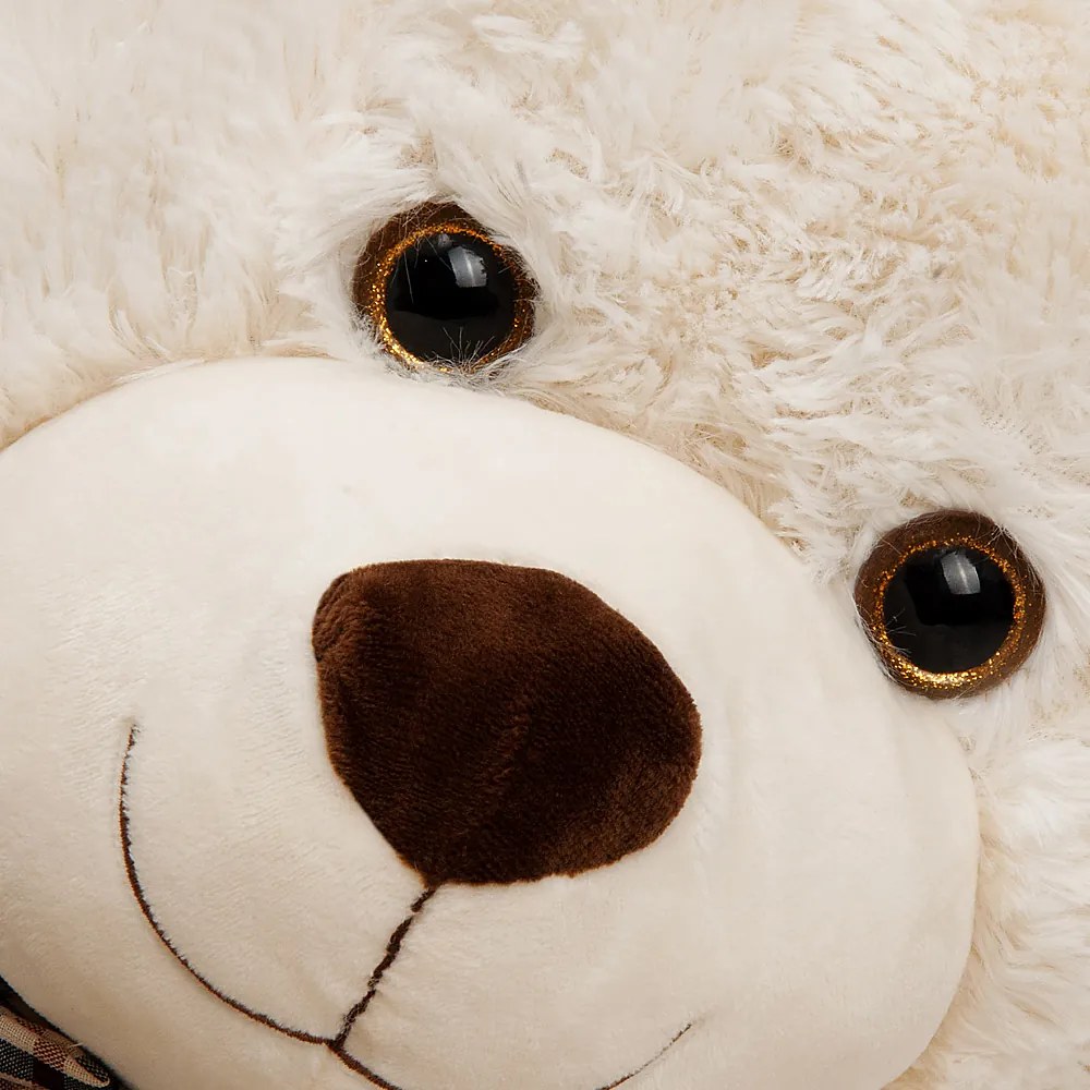 Urs mare de pluș BENY, 100cm, crem Monzana