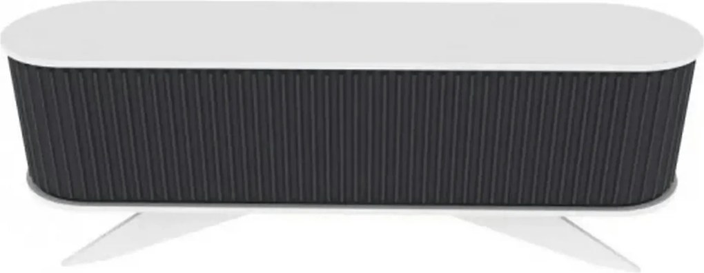 Comoda TV STOR, gri/alb, PAL melaminat, 180x43x60 cm