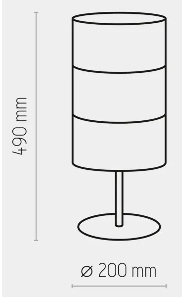 Lampă de masă BOGART 1xE27/15W/230V neagră/aurie
