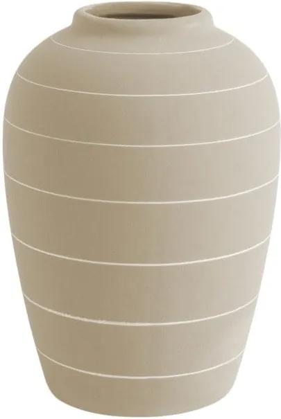 Vază din ceramică PT LIVING Terra, ⌀ 13 cm, alb crem