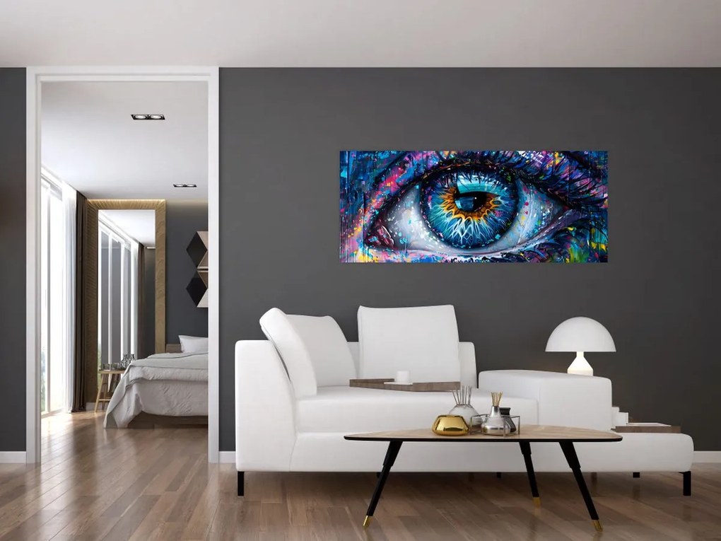 Tablou - Pictura ochilor (120x50 cm)