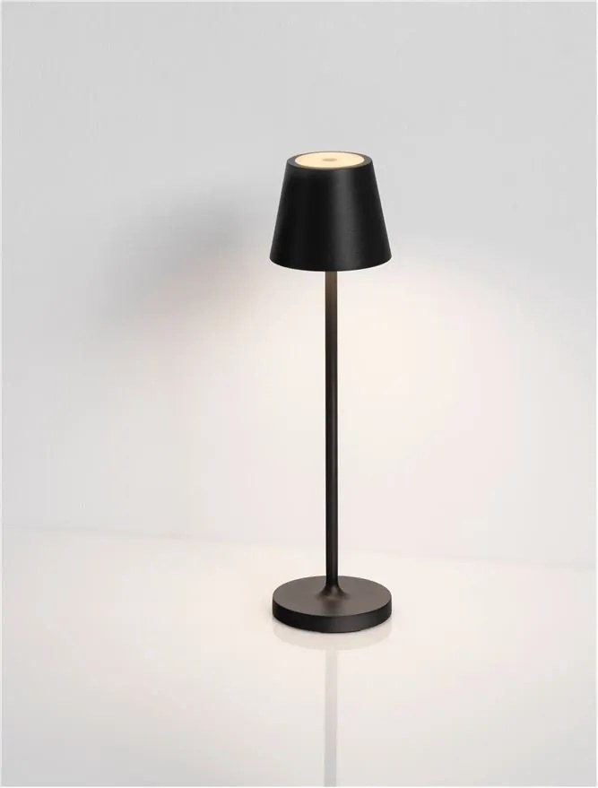 Veioza/Lampa de masa LED portabila exterior IP54 PETIT antracit