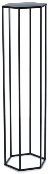 Suport pentru flori 100x24 cm, negru