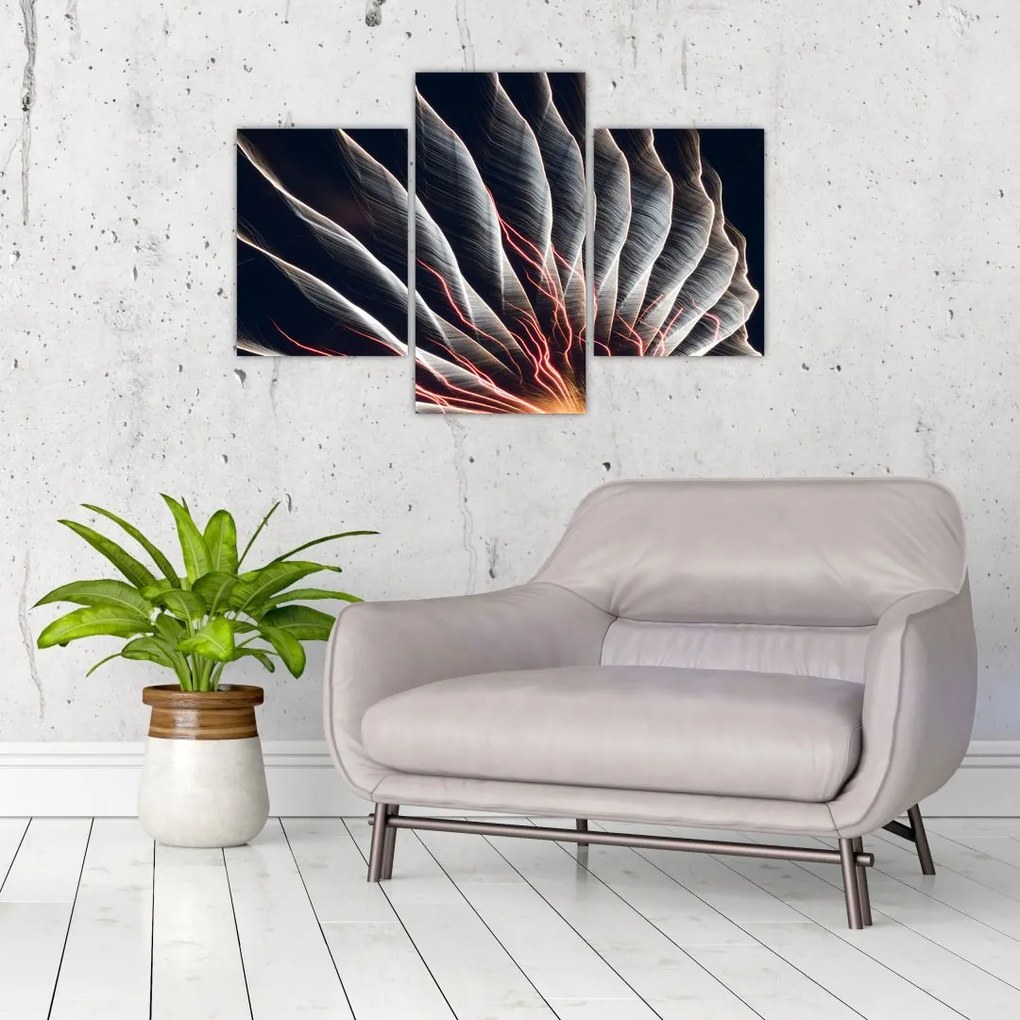 Tablou - Descărcare de lumini (90x60 cm)