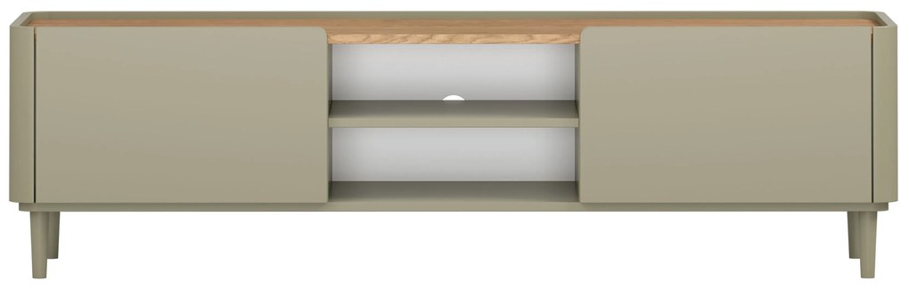 Comodă TV Elivo 170 cm pe picioare - eucalipt / stejar baltic dune
